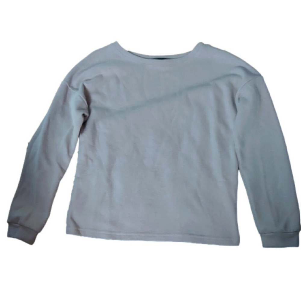 Zesica Waffle Knit Lounge Pajama Top